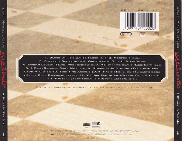 Michael Jackson - Blood On The Dance Floor - HIStory In The Mix - CD image 2