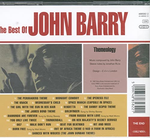 John Barry - Best Of  - Themeology - CD image 2