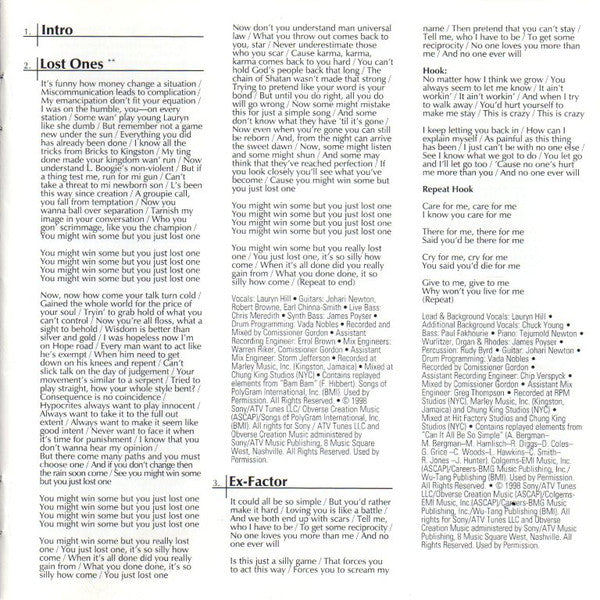 Lauryn Hill - Miseducation Of - CD image 5