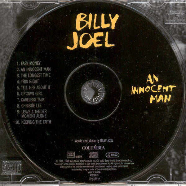 Billy Joel - An Innocent Man - CD image 5