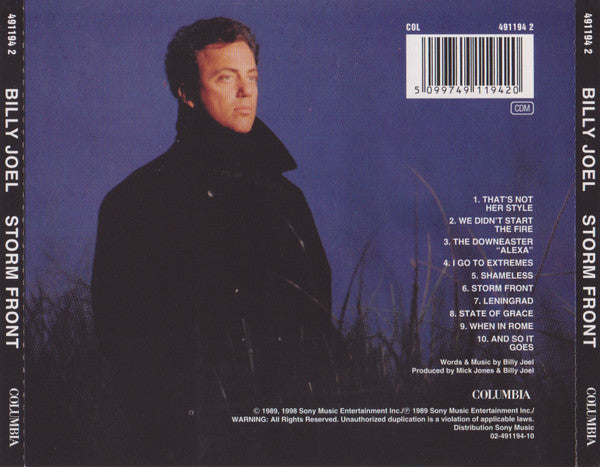 Billy Joel - Storm Front - CD image 4