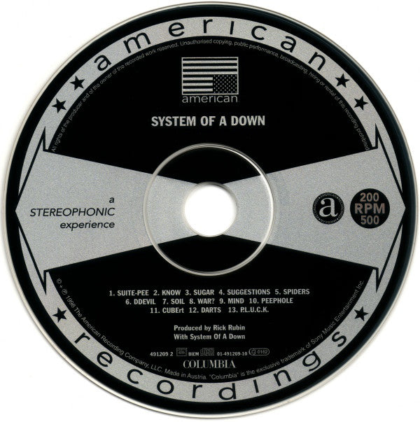 System Of A Down - CD image 3