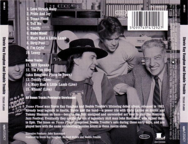 Stevie Ray Vaughan & - Texas Flood - CD image 3