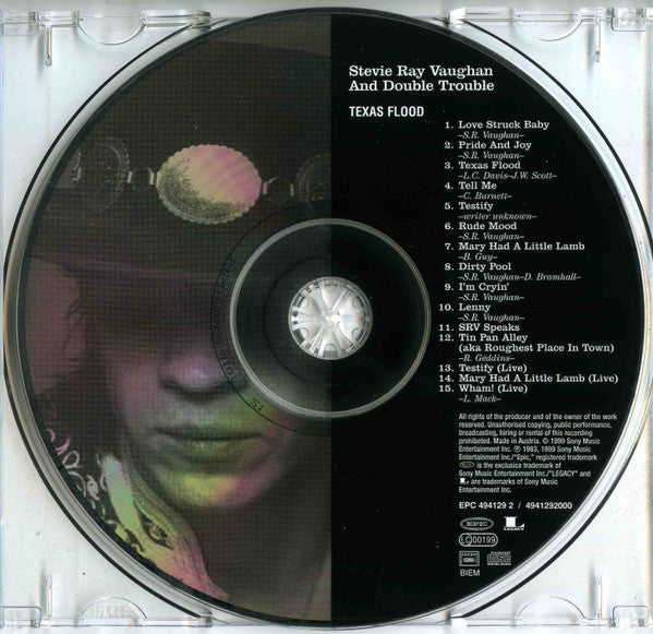 Stevie Ray Vaughan & - Texas Flood - CD image 4