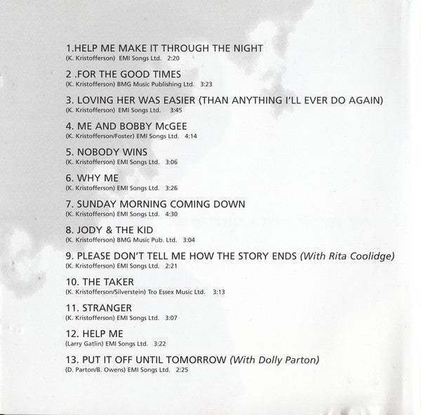 Kris Kristofferson - Very Best Of - CD image 3
