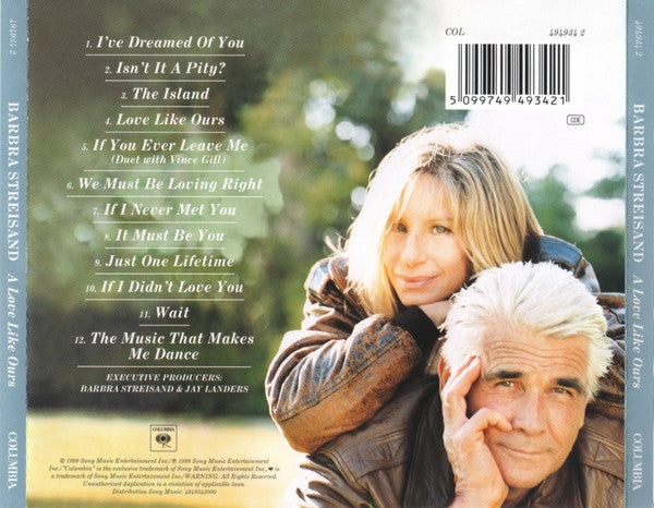 Barbra Streisand - A Love Like Ours - Used CD image 8