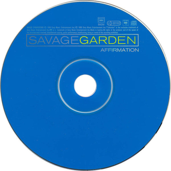 Savage Garden - Affirmation - Used CD image 3