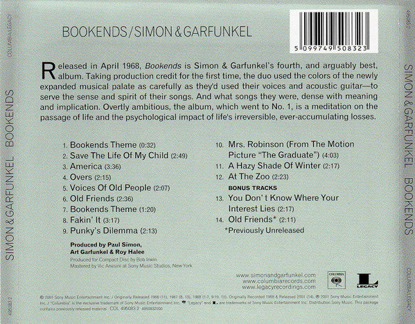 Simon & Garfunkel - Bookends - CD image 8