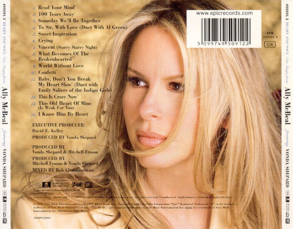Vonda Shepard - Heart And Soul (New Songs From Ally McBeal) - Used CD image 7