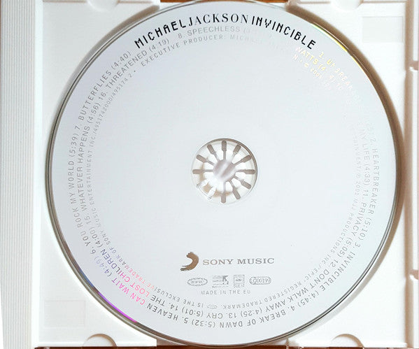 Michael Jackson - Invincible - CD image 3