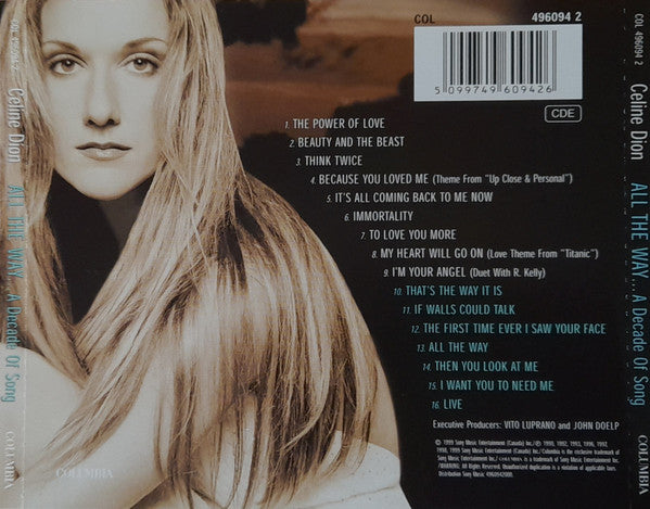 Dion - All The Way...A Decade of Song - CD Longplay image 6