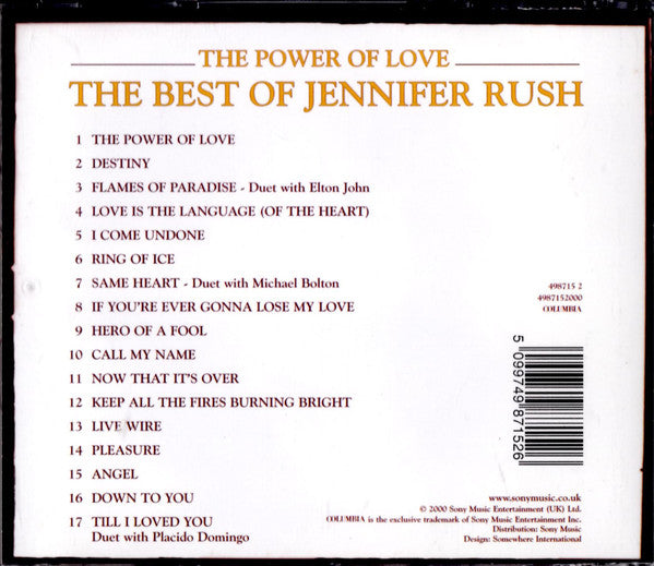 Jennifer Rush - Power Of Love - The Best Of - CD image 7