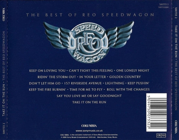 REO Speedwagon - Take It On The Run - The Best Of - CD image 8