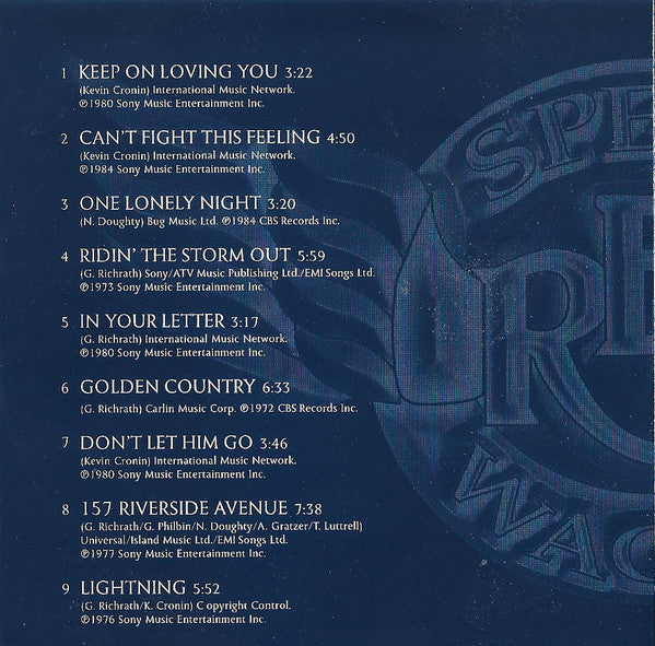 REO Speedwagon - Take It On The Run - The Best Of - CD image 10