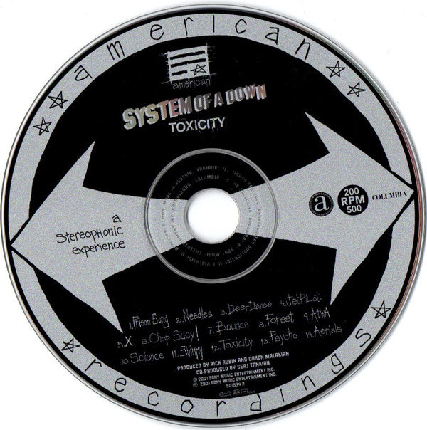 System Of A Down - Toxicity - CD image 3