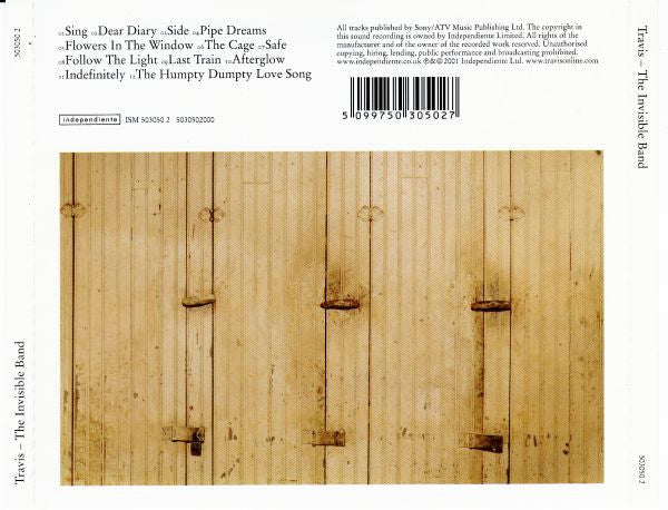 Travis - Invisible Band - Used CD image 2
