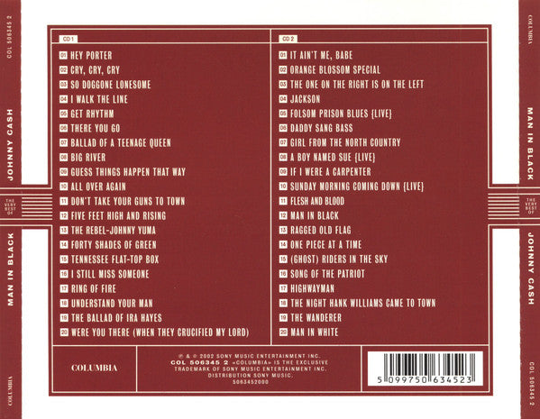 Johnny Cash - Man In Black (The Very Best Of ) - Used CD image 7
