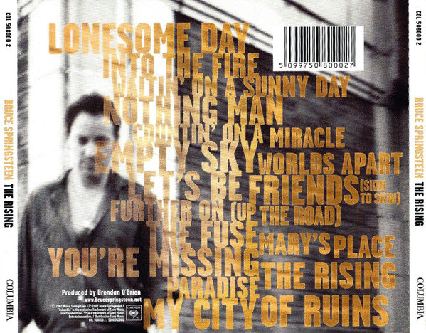 Bruce Springsteen - Rising - CD image 3