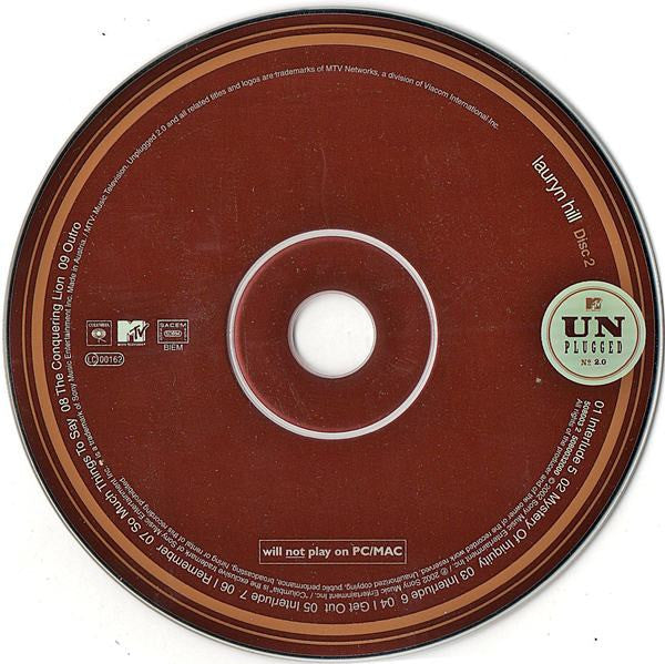 Lauryn Hill - MTV Unplugged 2.0 - CD image 3
