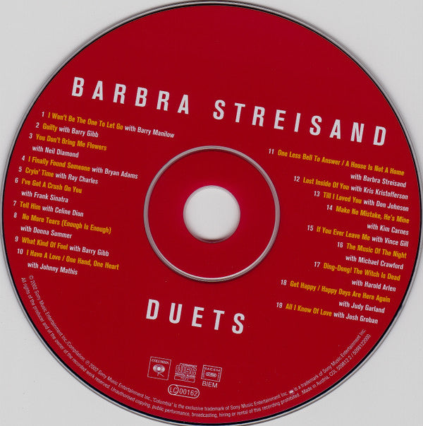 Barbra Streisand - Duets - CD image 4