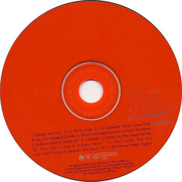 Tony Bennett - A Wonderful World - CD image 3