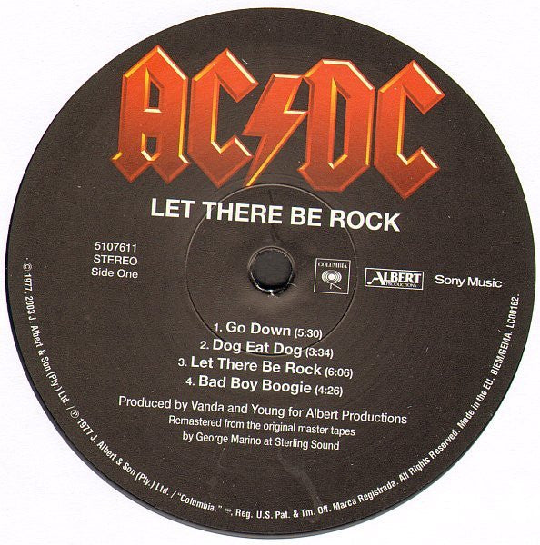 AC/DC - Let There Be Rock - Vinyl Record image 1