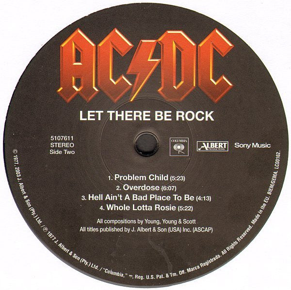 AC/DC - Let There Be Rock - Vinyl Record image 2