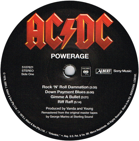 AC/DC - Powerage - Vinyl Record image 3