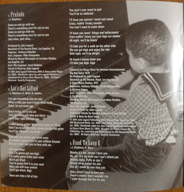 John Legend - Get Lifted - CD image 11