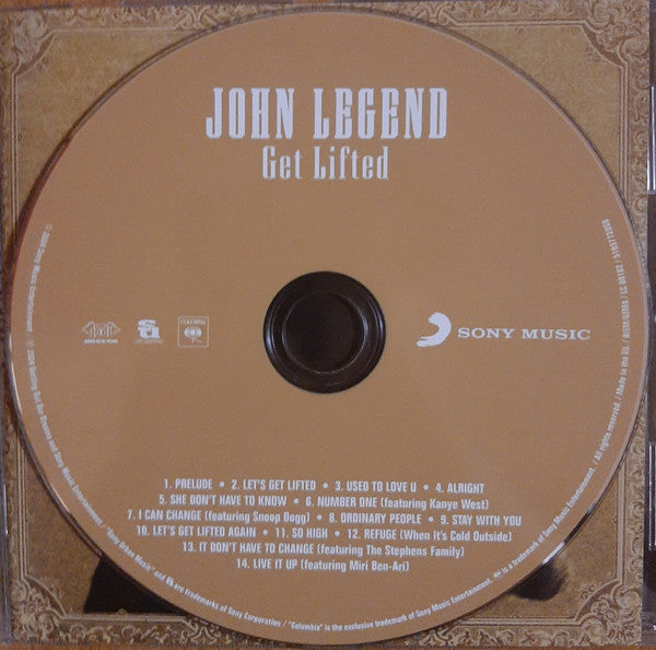 John Legend - Get Lifted - CD image 3