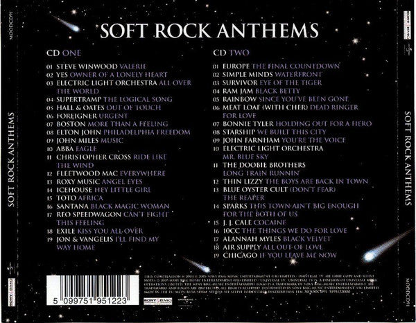 Various - Soft Rock Anthems - Used CD image 2