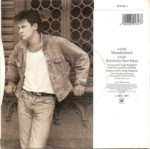 Paul Young - Wonderland - Used Vinyl Record 7" image 6
