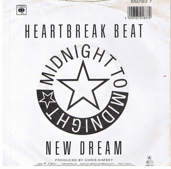 Psychedelic Furs - Heartbreak Beat - Used Vinyl Record 7" image 2