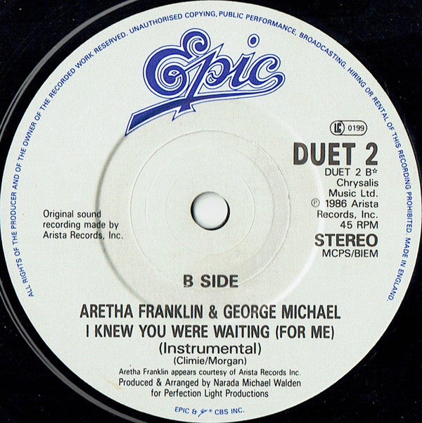 Aretha Franklin - I Knew You Were Waiting (For Me) - Used Vinyl Recor image 4