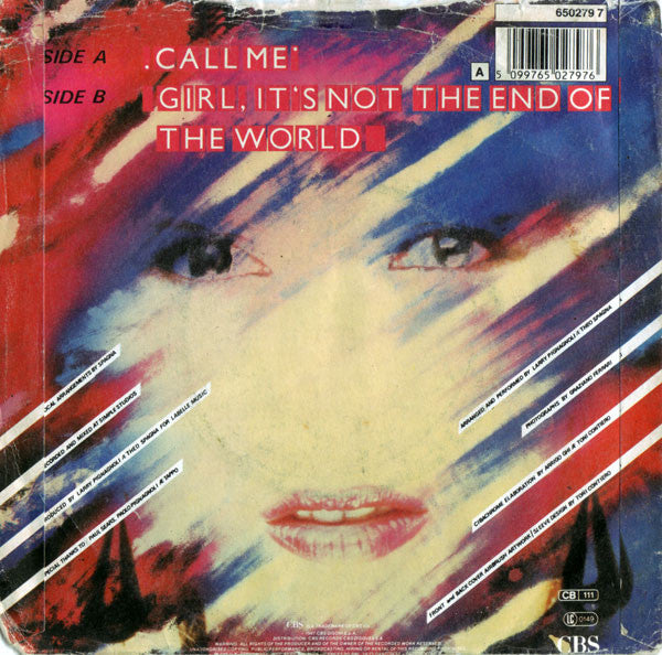 Ivana Spagna - Call Me - Used Vinyl Record 7" image 6