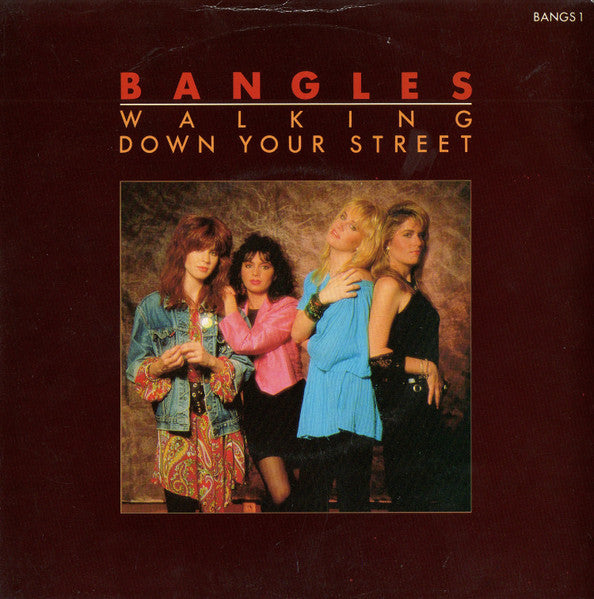 Bangles - Walking Down Your Street - Used Vinyl Record 7" image 5