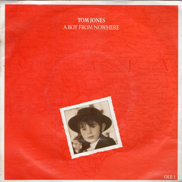 Tom Jones - A Boy From Nowhere - Used Vinyl Record 7" image 1
