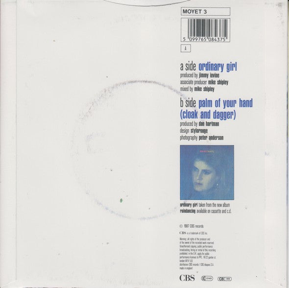 Alison Moyet - Ordinary Girl - Used Vinyl Record 7" image 2