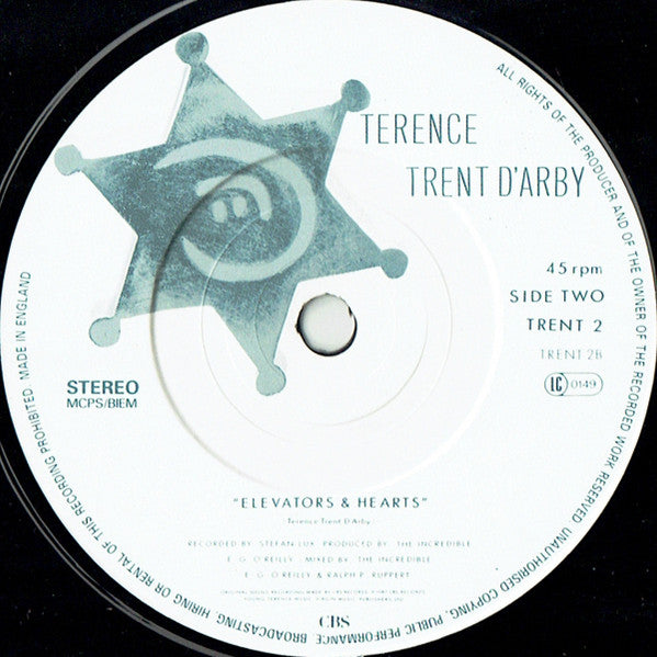 Terence Trent D'Arby - Wishing Well - Used Vinyl Record 7" image 4