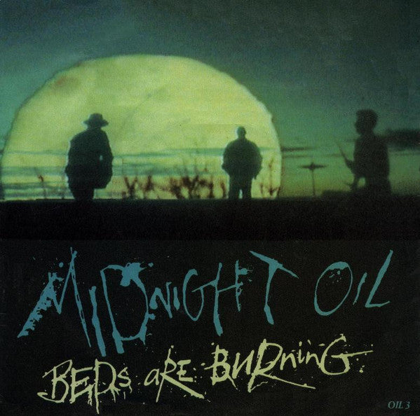 Midnight Oil - Beds Are Burning - Used Vinyl Record 7" image 1