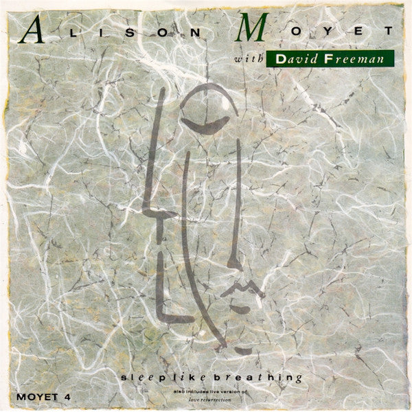 Alison Moyet - Sleep Like Breathing - Used Vinyl Record 7" image 1