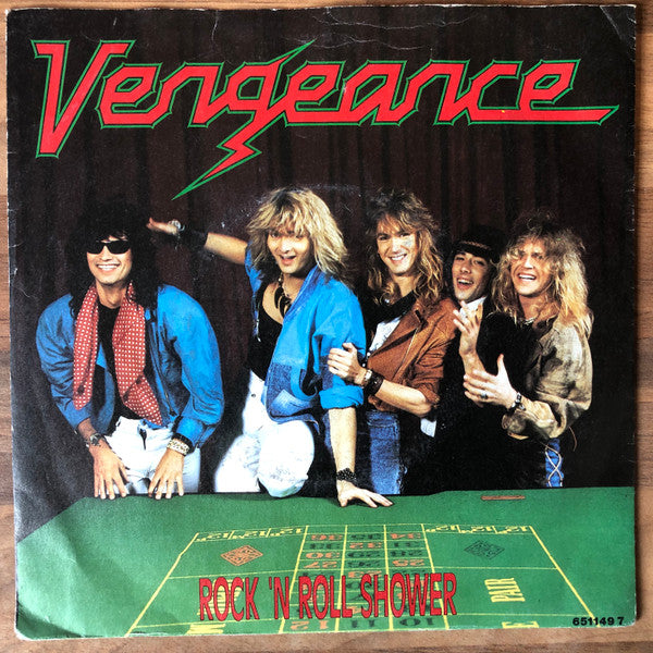 Vengeance - Rock 'n Roll Shower - Used Vinyl Record 7" image 1