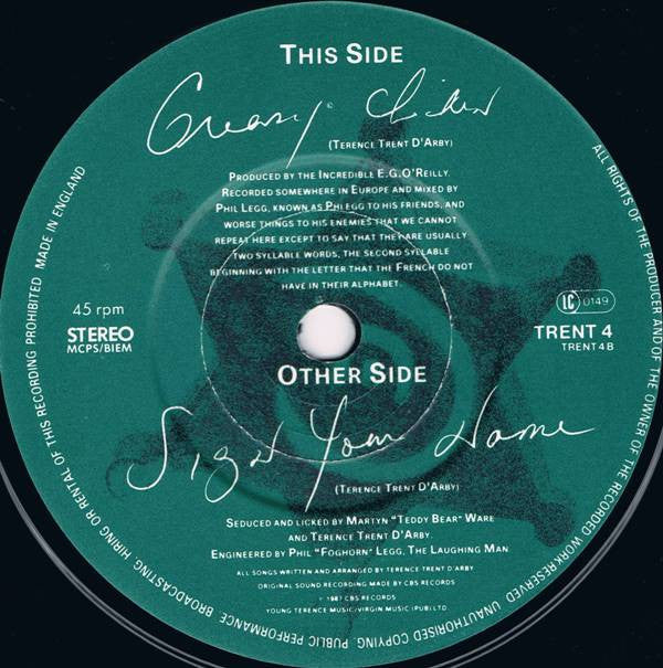 Terence Trent D'Arby - Sign Your Name - Used Vinyl Record 7" image 4