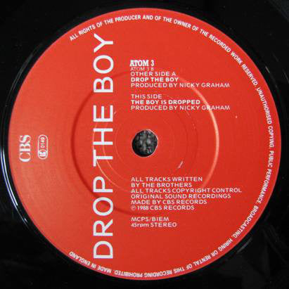 Bros - Drop The Boy - Used Vinyl Record 7" image 8