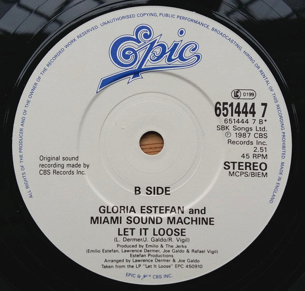 Miami Sound Machine - Can't Stay Away From You - Used Vinyl Record 7" image 8