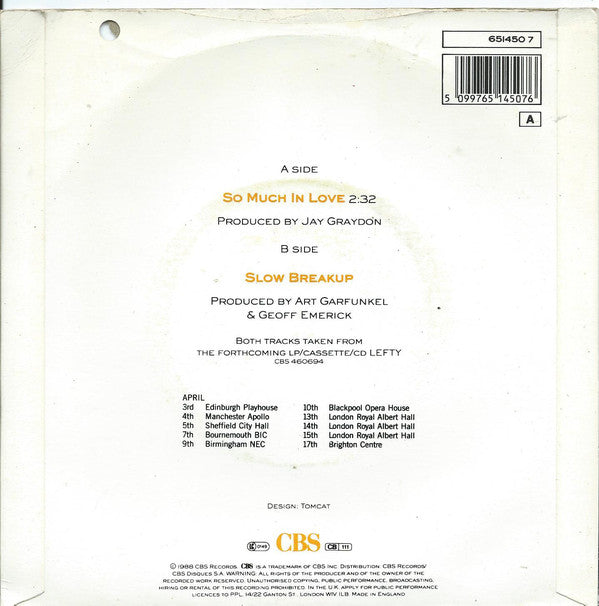 Art Garfunkel - So Much In Love - Used Vinyl Record 7" image 6