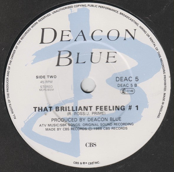 Deacon Blue - When Will You Make My Telephone Ring - Used Vinyl Record 7 image 4
