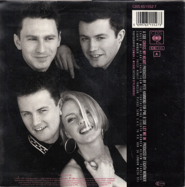 Eighth Wonder - Cross My Heart - Used Vinyl Record 7" image 6