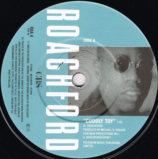 Roachford - Cuddly Toy - Used Vinyl Record 7" image 7