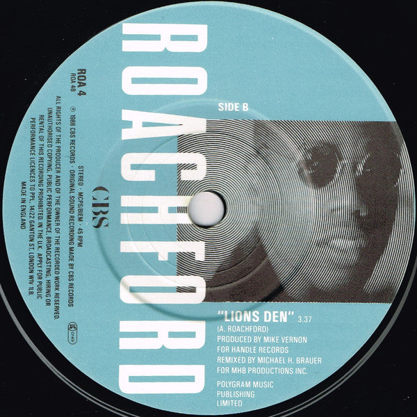 Roachford - Cuddly Toy - Used Vinyl Record 7" image 8